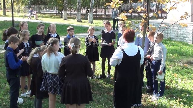 Тимский район, Тимская СОШ, Открытое занятие. Осенние явления жизни растений смотреть онлайн