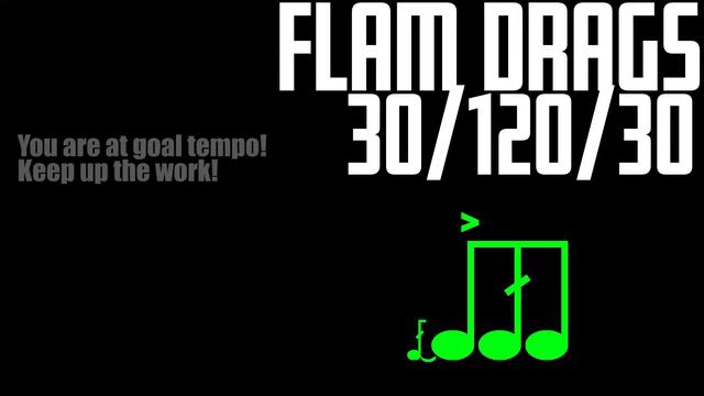 30/120/30 Flam Drags Slow Fast Slow смотреть онлайн