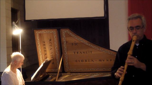 Arcangelo Corelli, Sonata op 5 nr 8 in E minor: Eloy Cortinez Recorder - Martha Folts Harpsichord смотреть онлайн