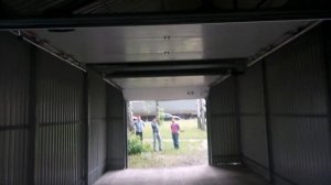 Металлический гараж из профнастила