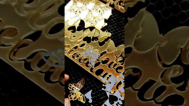 Laser luch moguch. Лазерная резка. Акрил зеркальный. Золото смотреть онлайн