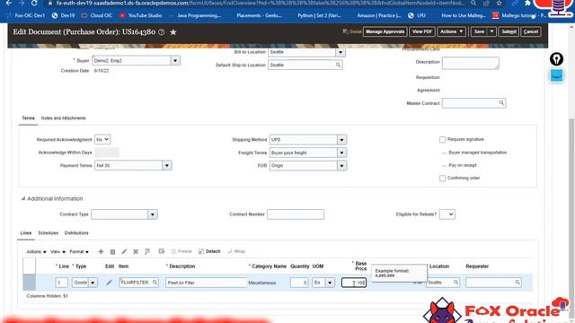 Create Purchase Order in Oracle Fusion | Purchase Order in Oracle Fusion смотреть онлайн