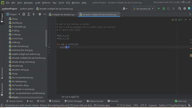 #46 How to use ZIP function in Python | How to Iterate Multiple List using ZIP function смотреть онлайн