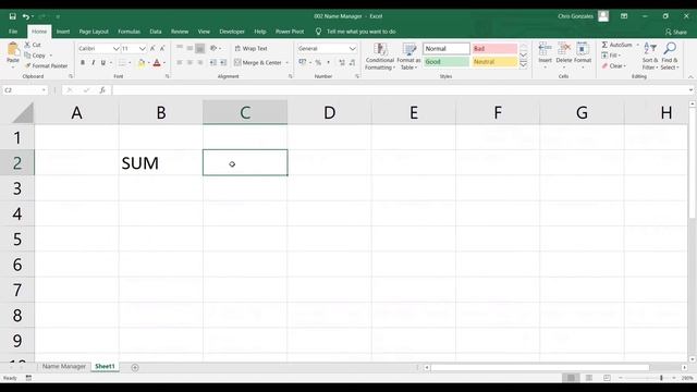 Excel Tutorial No 002 Using Excel Name Manager смотреть онлайн