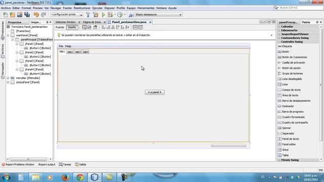 panel pestanas, crear panel con pestañas en JAVA смотреть онлайн