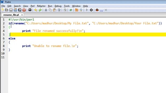 Perl Tutorial - 55: Renaming Files смотреть онлайн