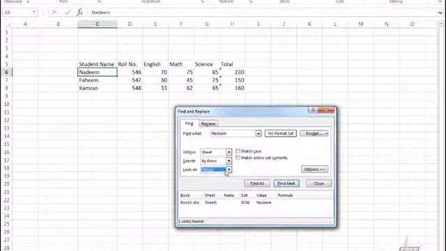 12 Find Replace Data in MS Excel 2013 in Urdu смотреть онлайн