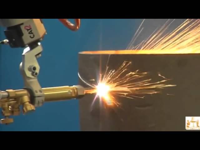 Газовая резка трубы смотреть онлайн