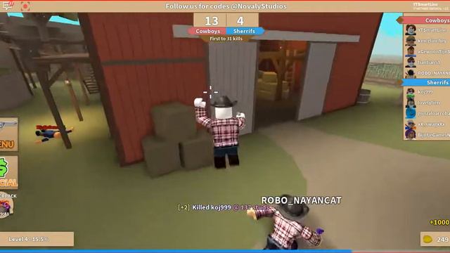 КОВБОИ ПРОТИВ ШЕРИФОВ! ROBLOX смотреть онлайн