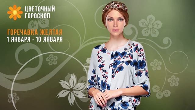 Горечавка желтая 1-10.01 ✿ Цветочный гороскоп смотреть онлайн