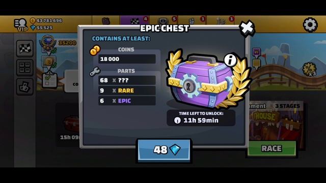 ?R.I.P MY 3250 GEMS? ON MUSCLE CAR CHESTS - HILL CLIMB RACING 2 смотреть онлайн