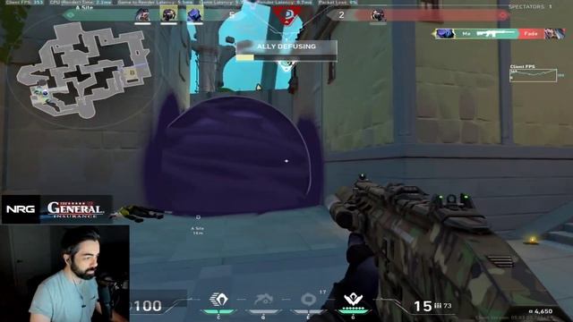 NRG HAZED OMEN PEARL VALORANT RANKED GAMEPLAY [Full Match VOD] смотреть онлайн