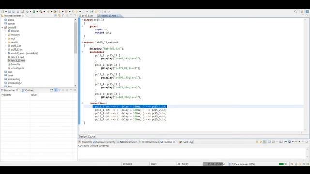 Creating a network of five nodes where node-5 will generate message(CN_Lab3). смотреть онлайн