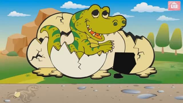 Dinosaur Kids Games Dinopuzzle Educational Videos for Kids First Kids Puzzles смотреть онлайн