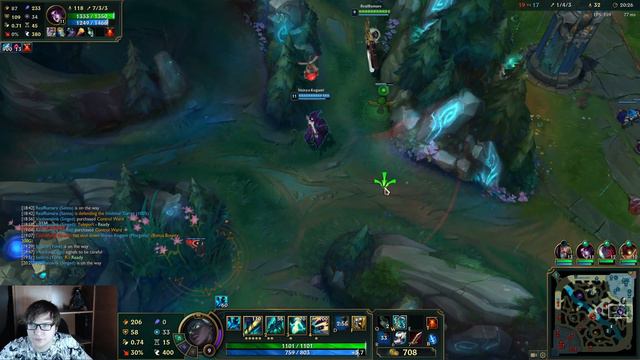 Сенна(Senna) саппорт - запасной АДК команды, а может и основной - League of Legends смотреть онлайн