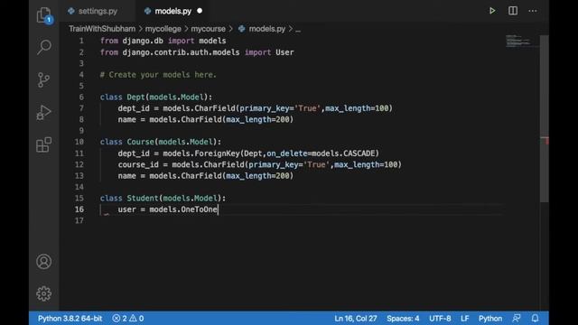 Django Models explained with PostgreSQL смотреть онлайн