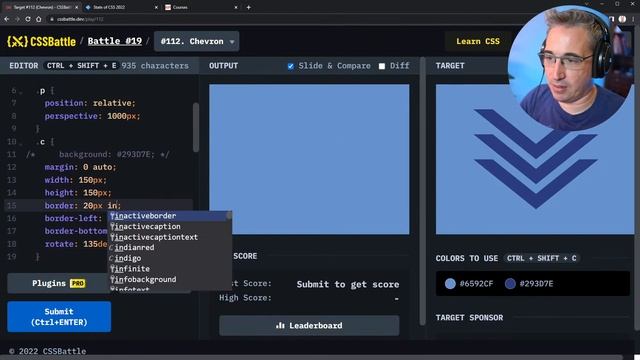 CSS Battle #19 - live coding challenge смотреть онлайн