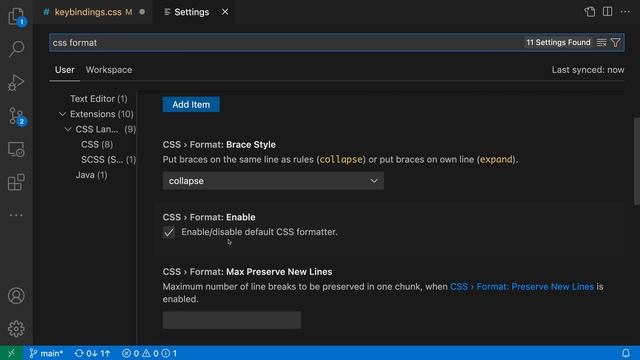 VS Code tips — Formatting CSS and SCSS смотреть онлайн
