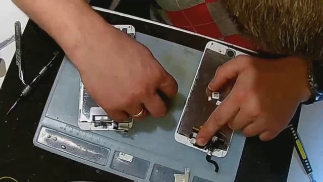 замена дисплейного модуля на Iphone 6s plus смотреть онлайн