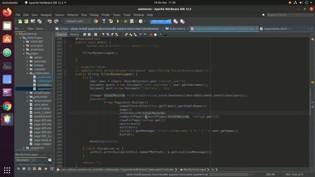 Ejemplo de uso de Paginator personalizado Java Server Faces смотреть онлайн