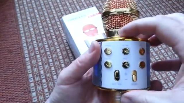 bluetooth karaoke microphone ws 858 - gearbest смотреть онлайн
