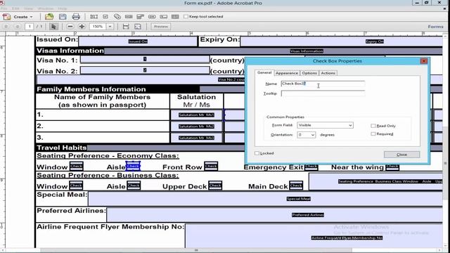 How to add Check box button in Fillable PDF Form смотреть онлайн