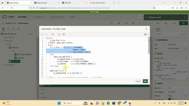 Oracle APEX API (APEX_ZIP) : GET_FILES Function & t_files data type смотреть онлайн