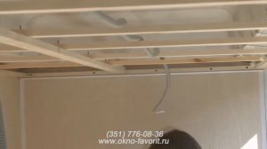 Обшивка балкона пластиковыми панелями