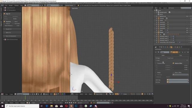 Speed Meshing Hairstyle #1 - Blender & The Sims 4 смотреть онлайн