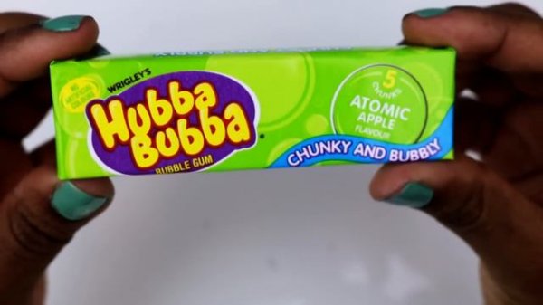 Hubba Bubba Bubble Gum Unboxing! Bubbablicious Too! Juicy Fruit Strawberry Crush Atomic Apple Max