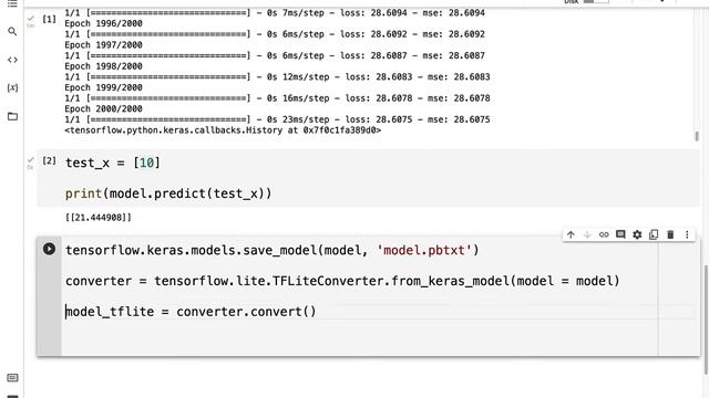 Convert Python Machine Learning Model to TensorFlow Lite смотреть онлайн