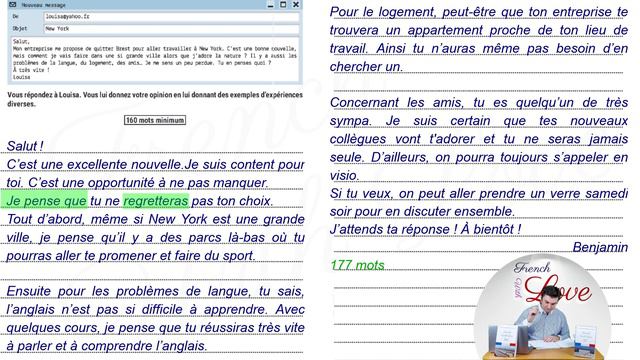 DELF B1 Production écrite | How to Score 25 in B1 Writing Exam | Letter Writing Example - La Lettre смотреть онлайн