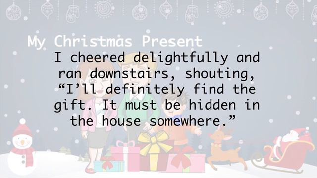 My Christmas Present Listening and Dictation (Difficulty: Hard) смотреть онлайн