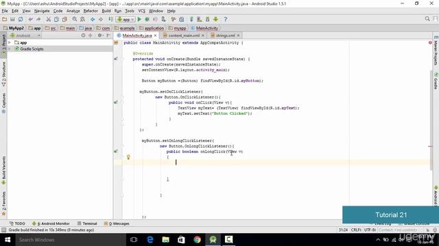 18-How To Add Multiple Event Listeners(course how to become android developer ) смотреть онлайн