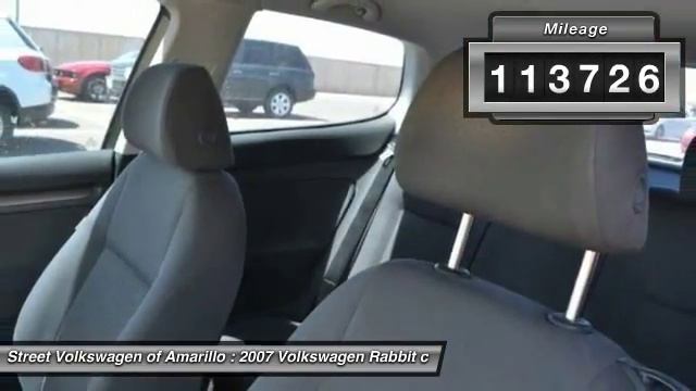 2007 Volkswagen Rabbit Amarillo TX JA8529A смотреть онлайн