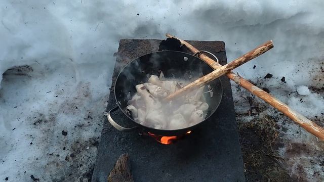 Изба - Землянка Терского помора. Избушечный кайф на Белом море. Обзор и поход на лыжах. смотреть онлайн