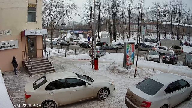 Видеокамера IP IVM-2328-POE. 2MP, IMX323, HI3516CV300, 3.6мм. Улица, день! смотреть онлайн