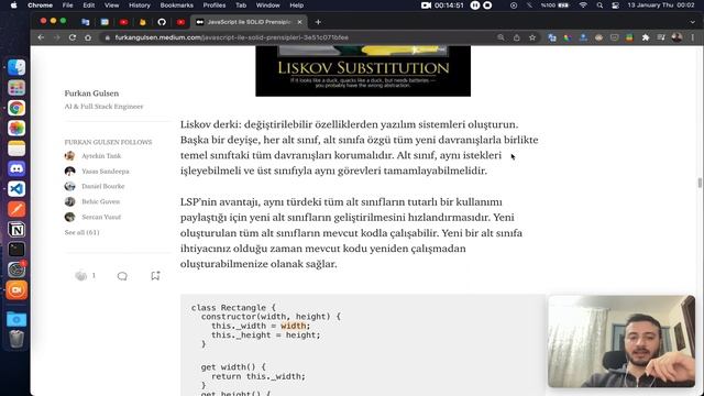 JavaScript'te SOLID Prensipleri | Furkan Gülşen смотреть онлайн