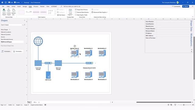 Importing Data in Microsoft Visio смотреть онлайн