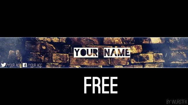 FREE YOUTUBE BANNER Template RETRO STYLE Photoshop смотреть онлайн
