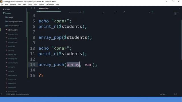 PHP Array Push Pop Shift UnShift Functions Explained in Hindi | PHP Array Tutorial in Hindi 2020 #4 смотреть онлайн