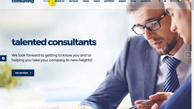 Consulting Business, Finance WordPress Theme смотреть онлайн
