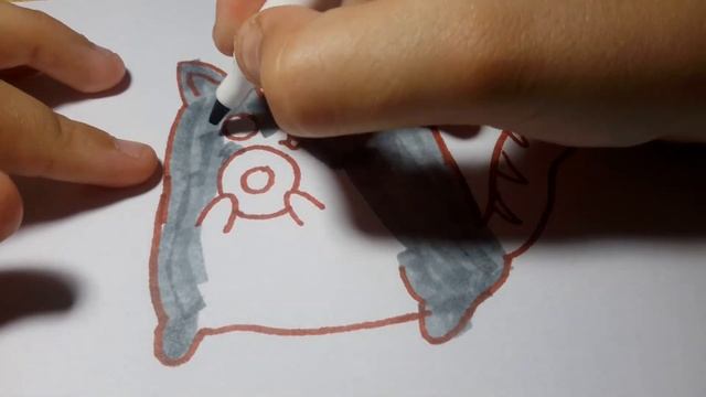 Как нарисовать кота Пушина с пончиком смотреть онлайн