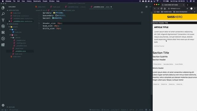 SASS, Beginner to Pro Tutorial | Day 58 - #100DaysOfCode смотреть онлайн