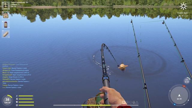 Русская рыбалка 4 озеро Янтарное КАРП russian fishing 4 (РР4) lake Amber CARP FARM смотреть онлайн