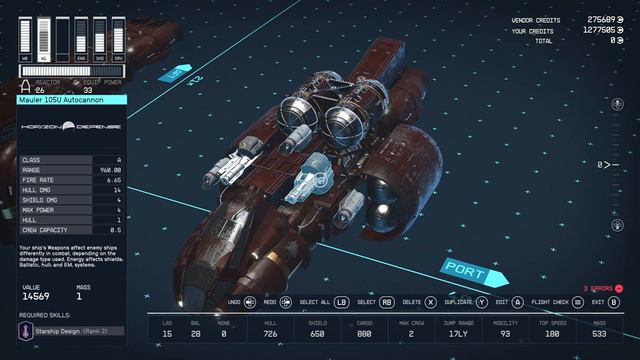 Starfield Hellhound Ship Review