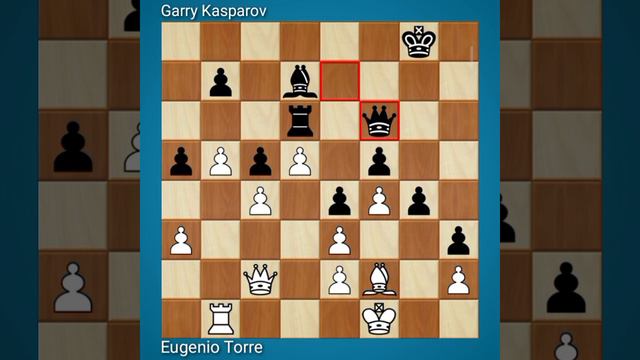 Eugenio Torre vs Garry Kasparov | Brussels-Belgium, 1987 смотреть онлайн