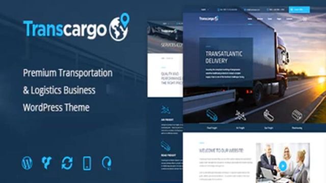 Transcargo - Transportation WordPress Theme for Logistics Full Download Working смотреть онлайн