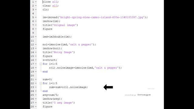 Digital Image Processing MATLAB| Removing noise from Image using Average filter| Code| Explanation смотреть онлайн
