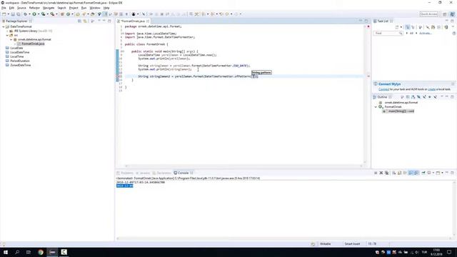 YENİ BAŞLAYANLAR İÇİN JAVA 1014-DateTimeFormatter. смотреть онлайн